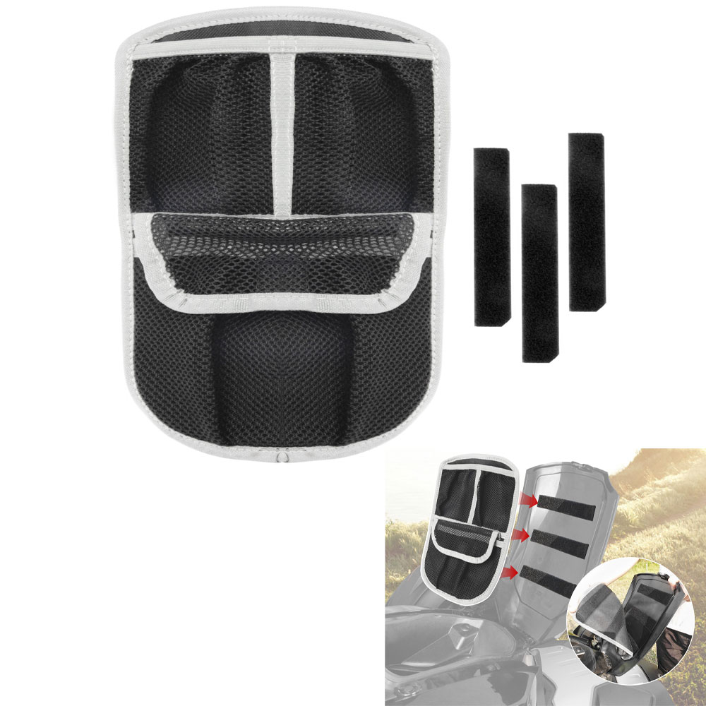 Motorcycle Gear Backpack - حقيبة تخزين بغطاء صندوق السيارة الأمامي