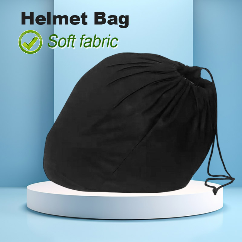 Motorcycle Gear Backpack - حقيبة خوذة ناعمة جيب برباط من