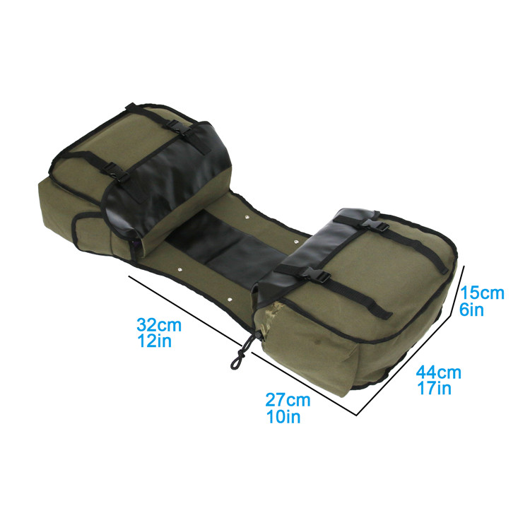 قماش الجلود الخلفية السرج دراج - مراجعة Motorcycle Gear Backpack وسعره