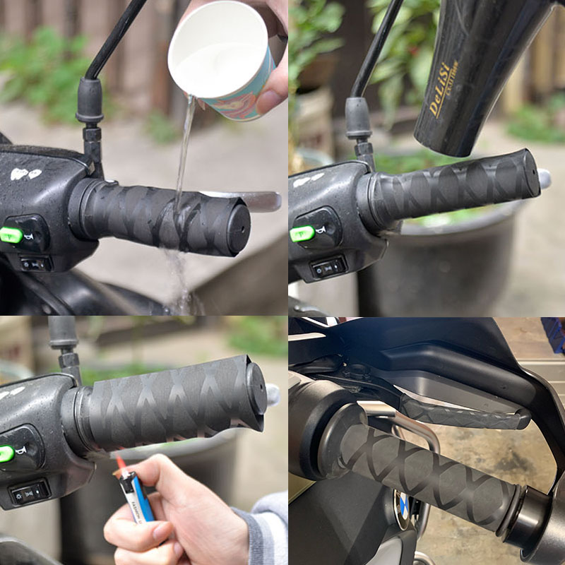 1 زوج دراجة نارية مقبض الحرارة - مراجعة Handlebar Grip Heated وسعره