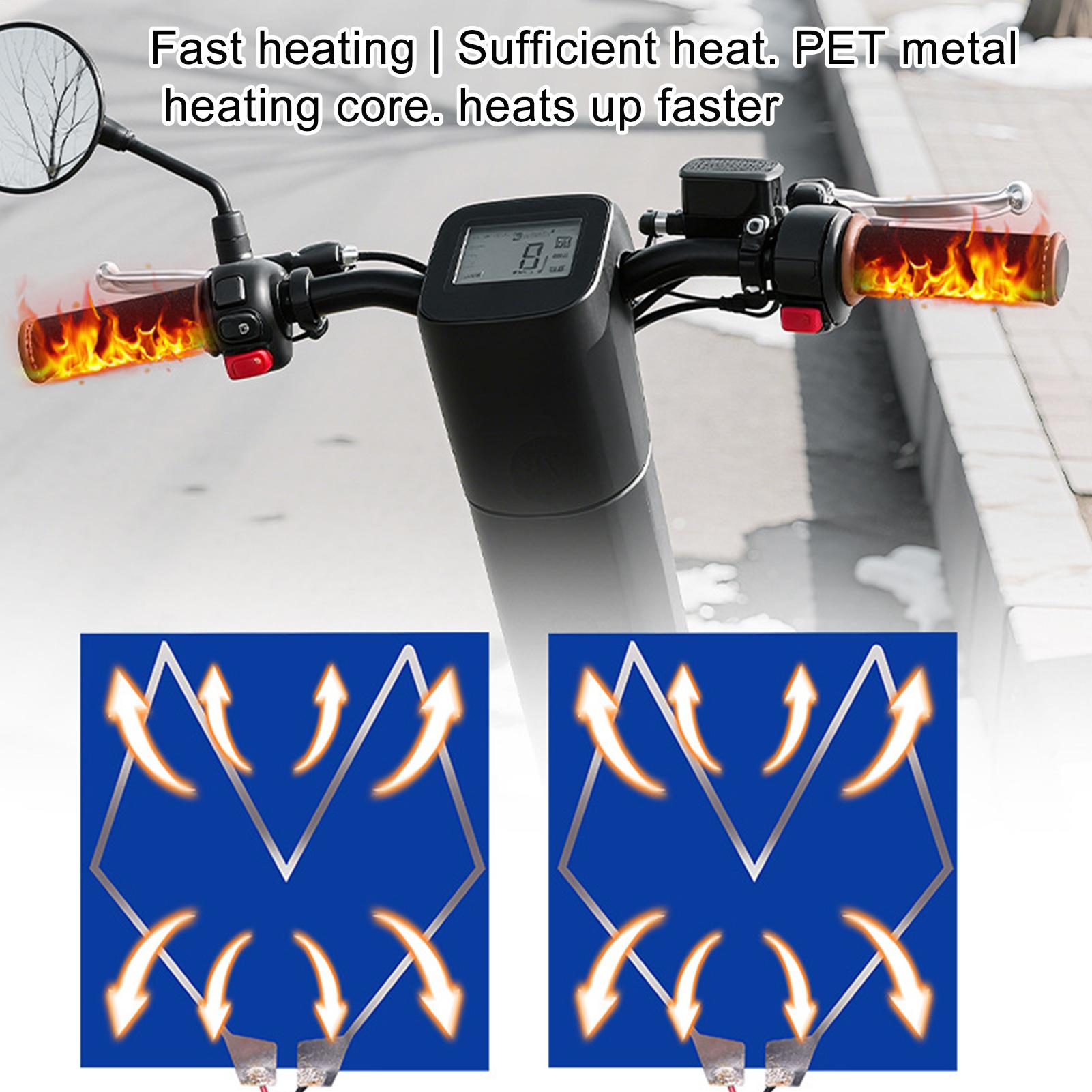 قبضة ساخنة للدراجات النارية مق - مراجعة Handlebar Grip Heated وسعره